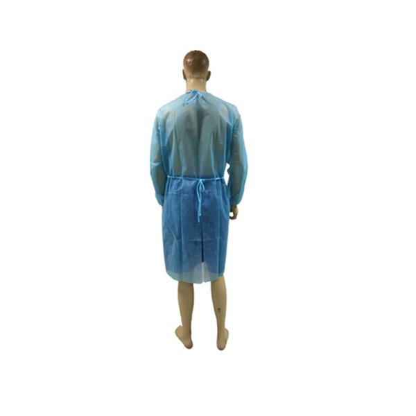 ثوب العزلة AAMI Leve1 المتاح غير المنسوجة الطبية