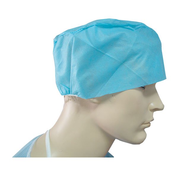 غطاء رأس طبي يمكن التخلص منه غير منسوج مع Covid-19 مرن