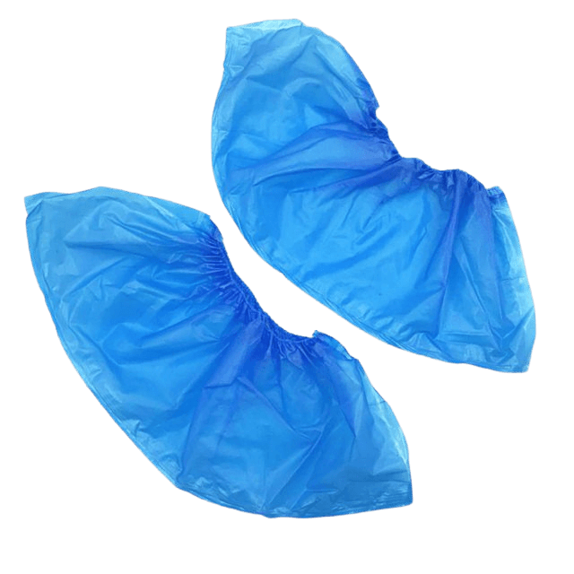 غطاء أحذية CPE مقاوم للماء مضاد للانزلاق غطاء حذاء بلاستيكي يمكن التخلص منه
