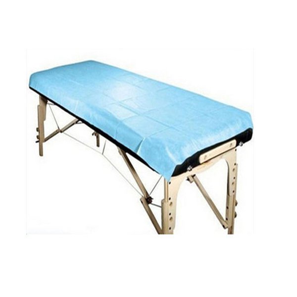 ملاءة سرير مسطحة غير منسوجة يمكن التخلص منها SMS / SBPP / SF لاستخدام فندق المستشفى